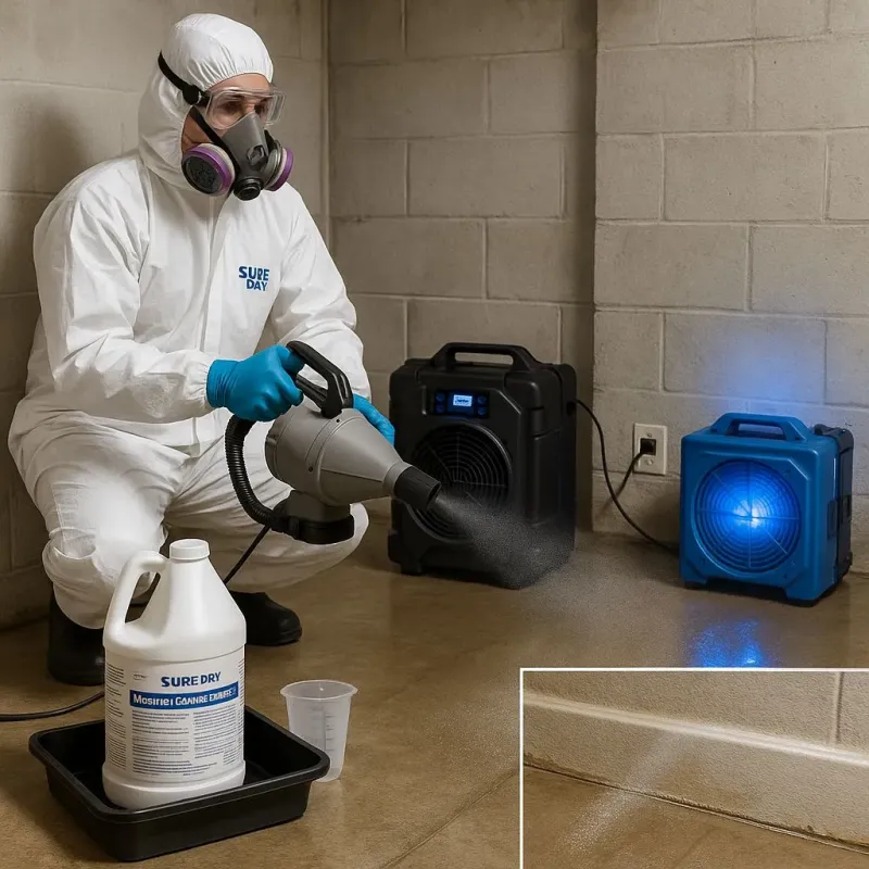 Sanitization and Odor Removal process in Raymond, ME